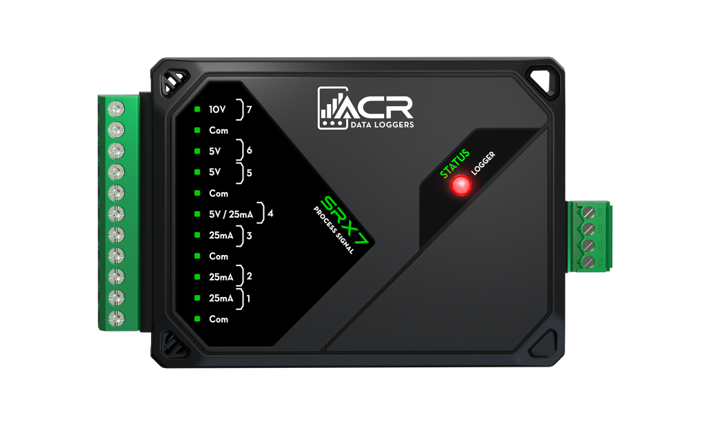 SRX7 | Process Signal Logger - 4-20mA, 0-10 Vdc